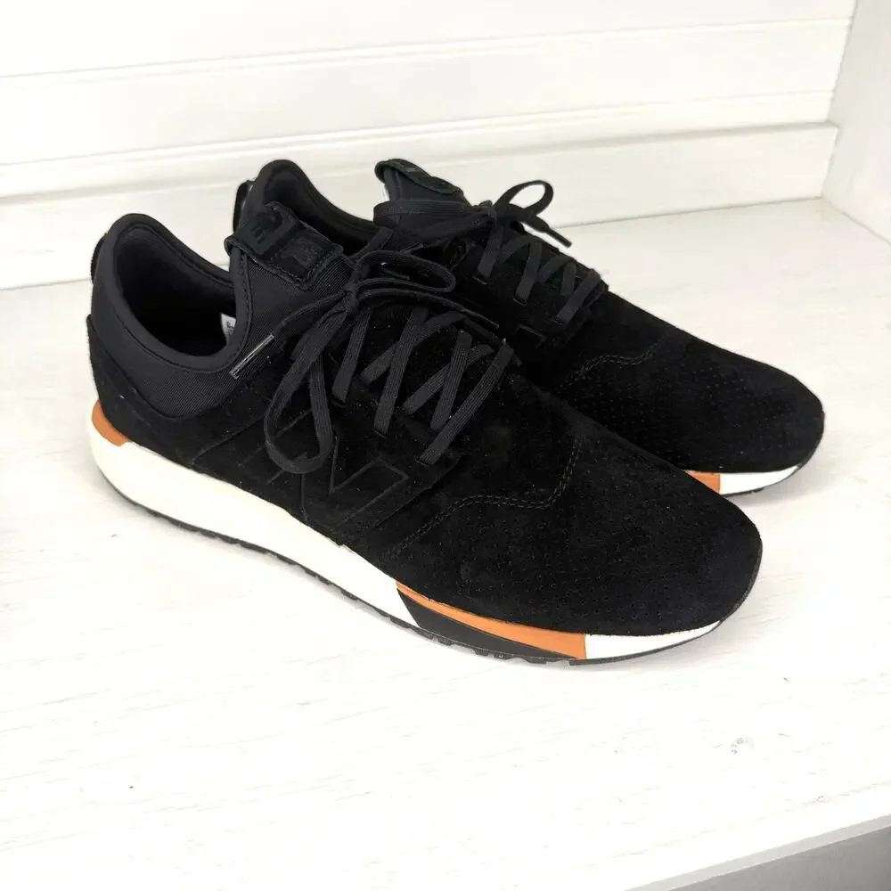 New Balance 247 Luxe Black Tan White MRL247WU Men's Size 10 NWOB